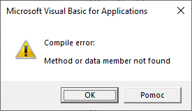 compile vba project